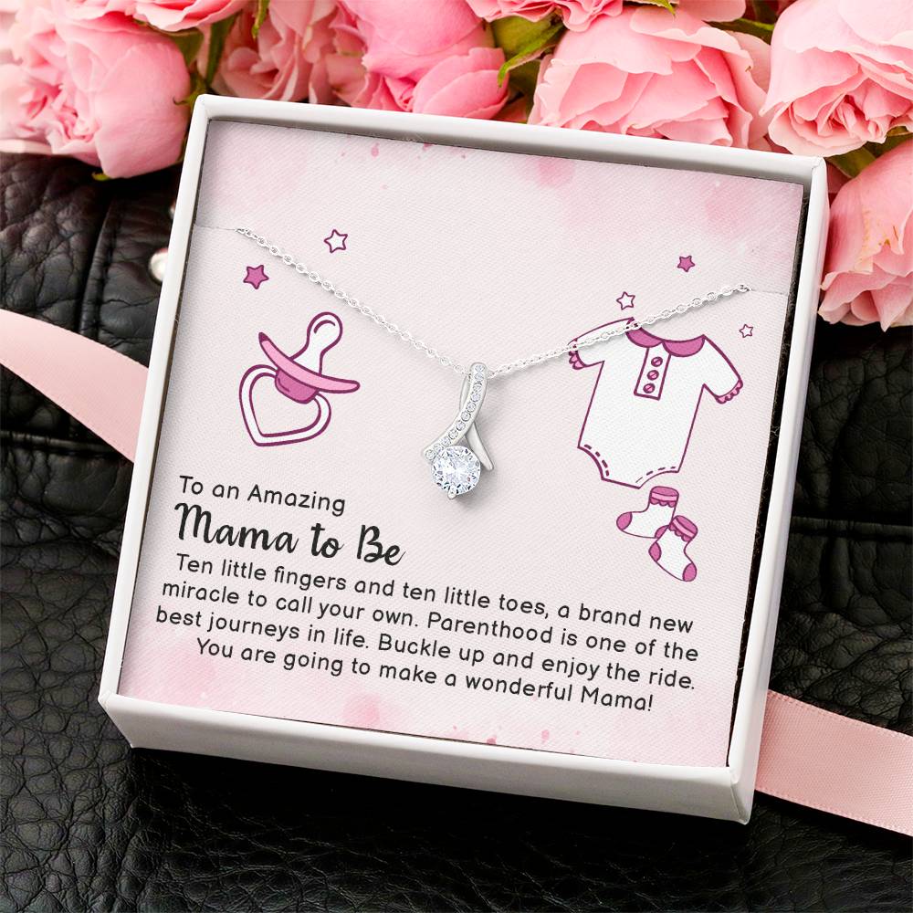 To An Amazing Mama To Be - Alluring Beauty Necklace Alluring Beauty Necklace