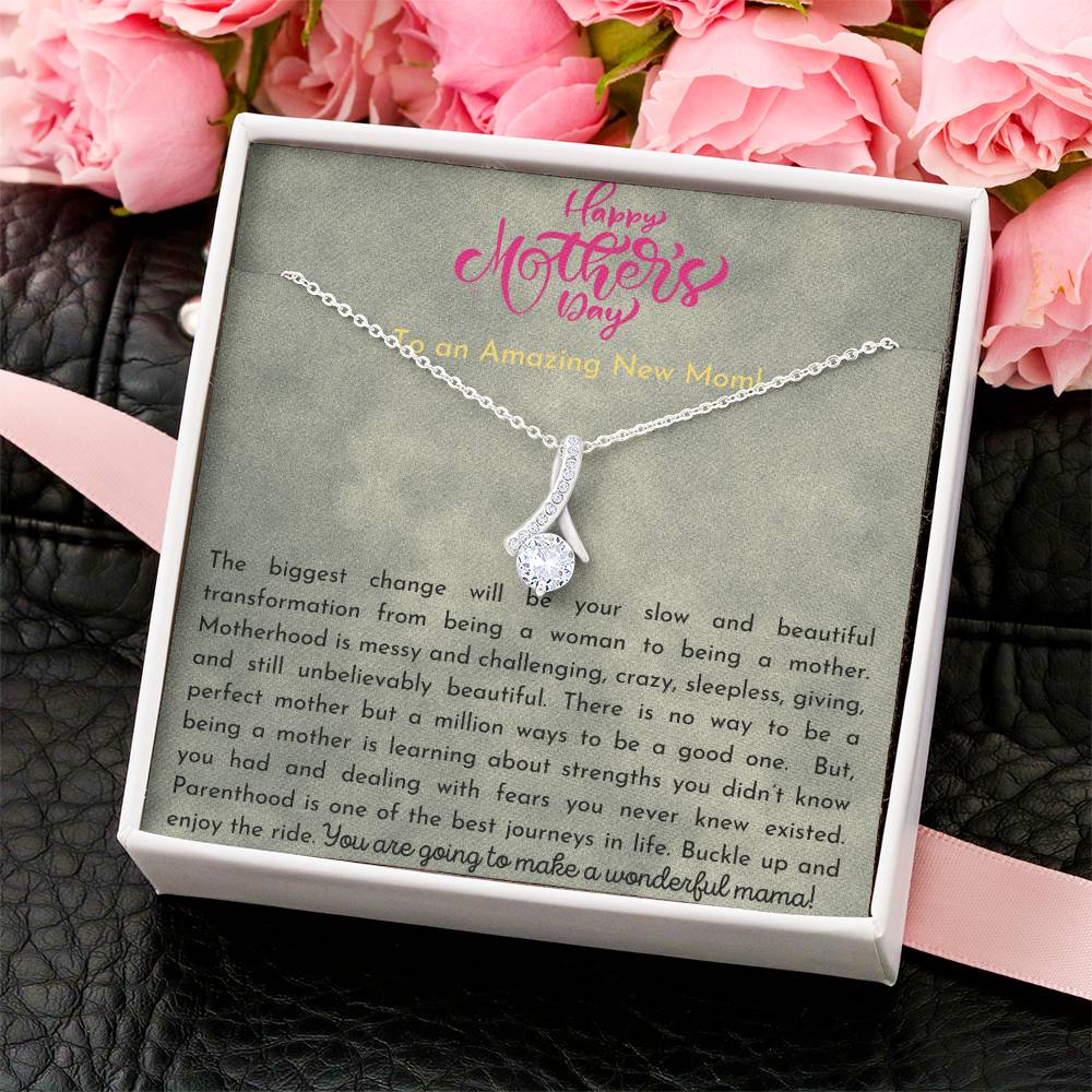 To My Amazing Mom You Are My Sunshine Necklace  Mom Gift From Son  Mom Gift From Daughter  Mothers Day Gift Alluring Beauty Necklace