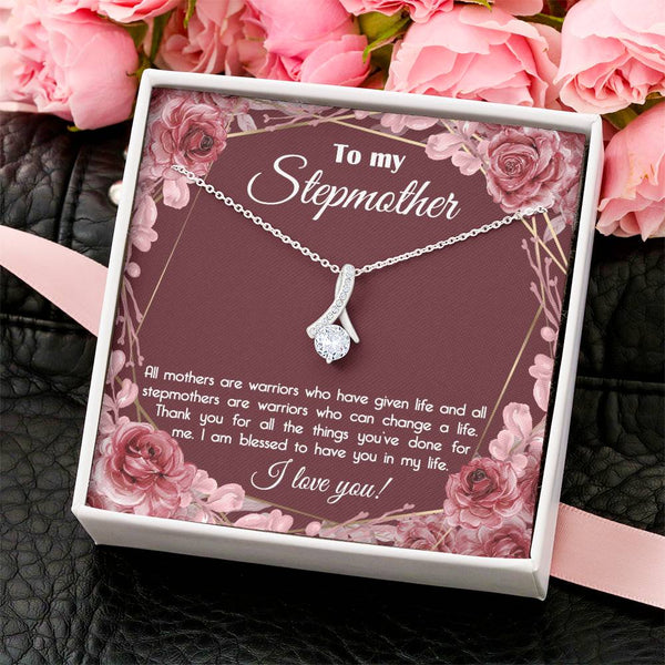 Stepmother Flowers Gift For Stepmom Alluring Beauty Necklace