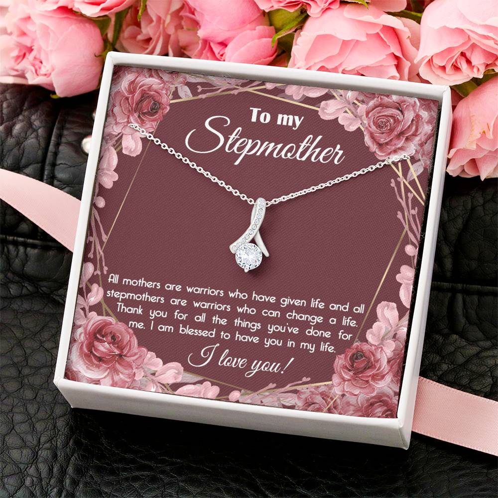 Stepmother Flowers Gift For Stepmom Alluring Beauty Necklace