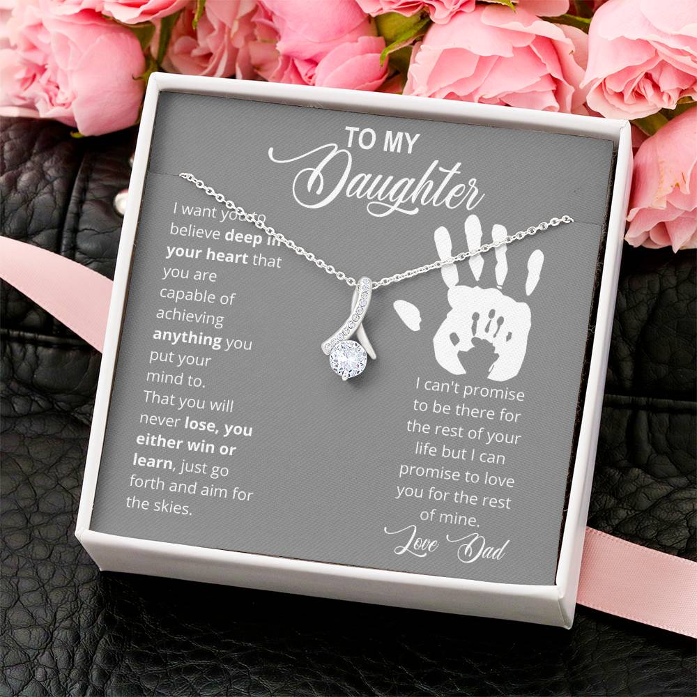 To My Daughter Alluring Beauty Necklace Alluring Beauty Necklace