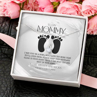Baby Shower Gift New Mommy Necklace Pregnant Wife Gift To My Mommy I May Just Be A Bump But I Love You More Than You Alluring Beauty Necklace