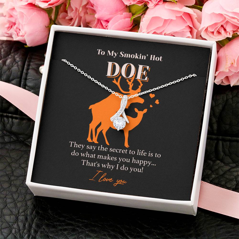 Smokin' Hot Doe You Make Me Happy Necklace Alluring Beauty Necklace