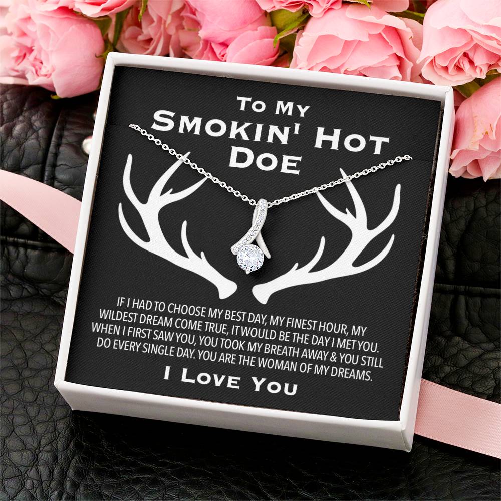 Smokin' Hot Doe Woman Of My Dreams Necklace Alluring Beauty Necklace