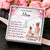 To My Beautiful Mom Home Is Where You Are Side By Side Mile Apart Your Are Always In My Heart Alluring Beauty Necklace
