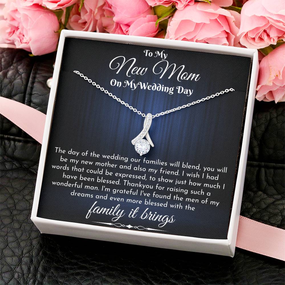 Sentimental Mother In Law Wedding Gift From Bride Mother Of The Groom Necklace Future Mother In Law Wedding Gift Gift For Mother-In-Law Alluring Beauty Necklace