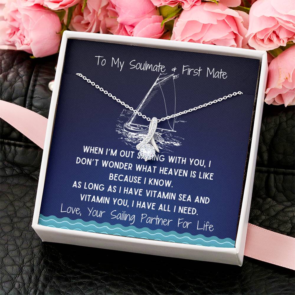 Sailing With You Is Heaven - Beautiful Pendant Necklace Alluring Beauty Necklace