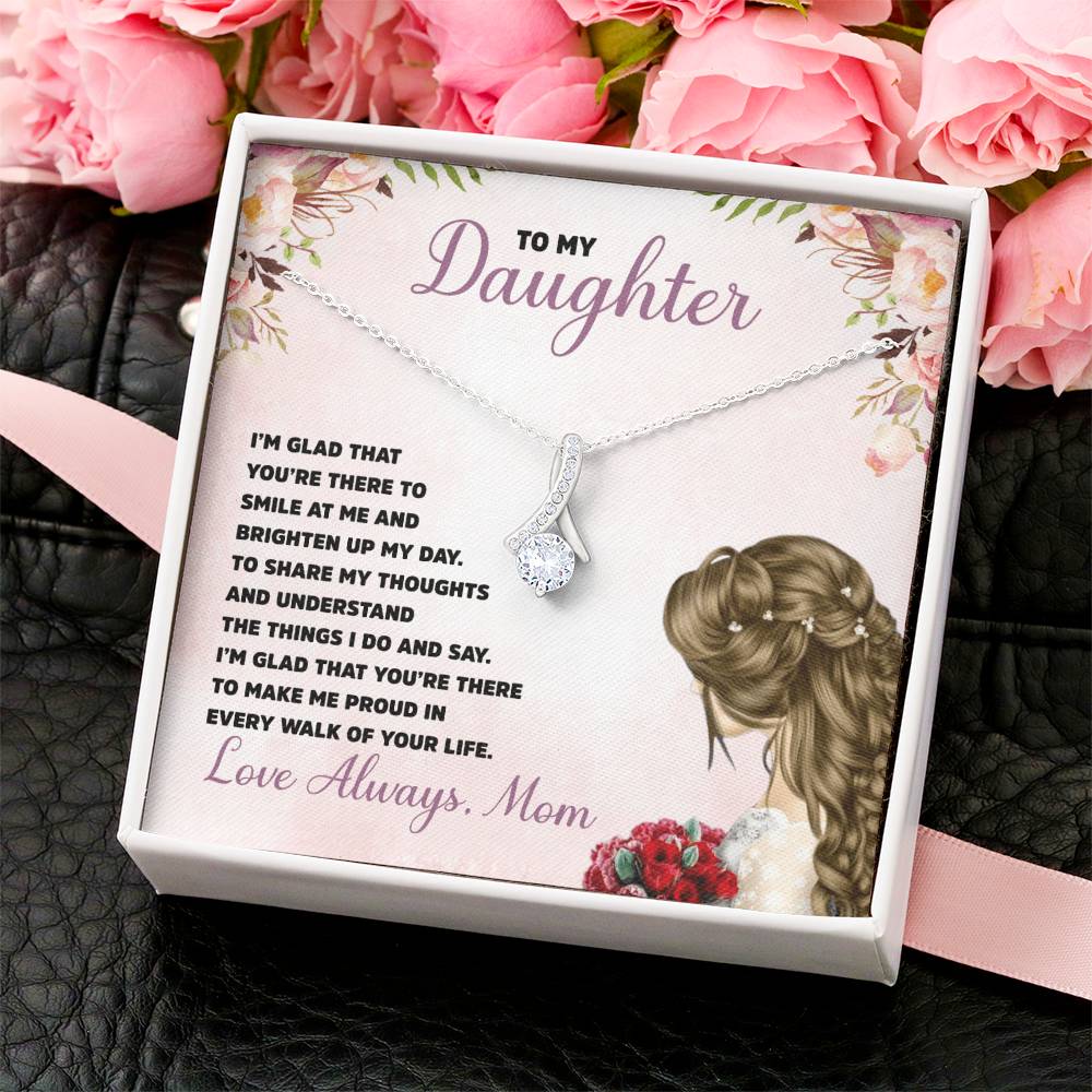 Mom To Daughter - Necklace Gift Alluring Beauty Necklace