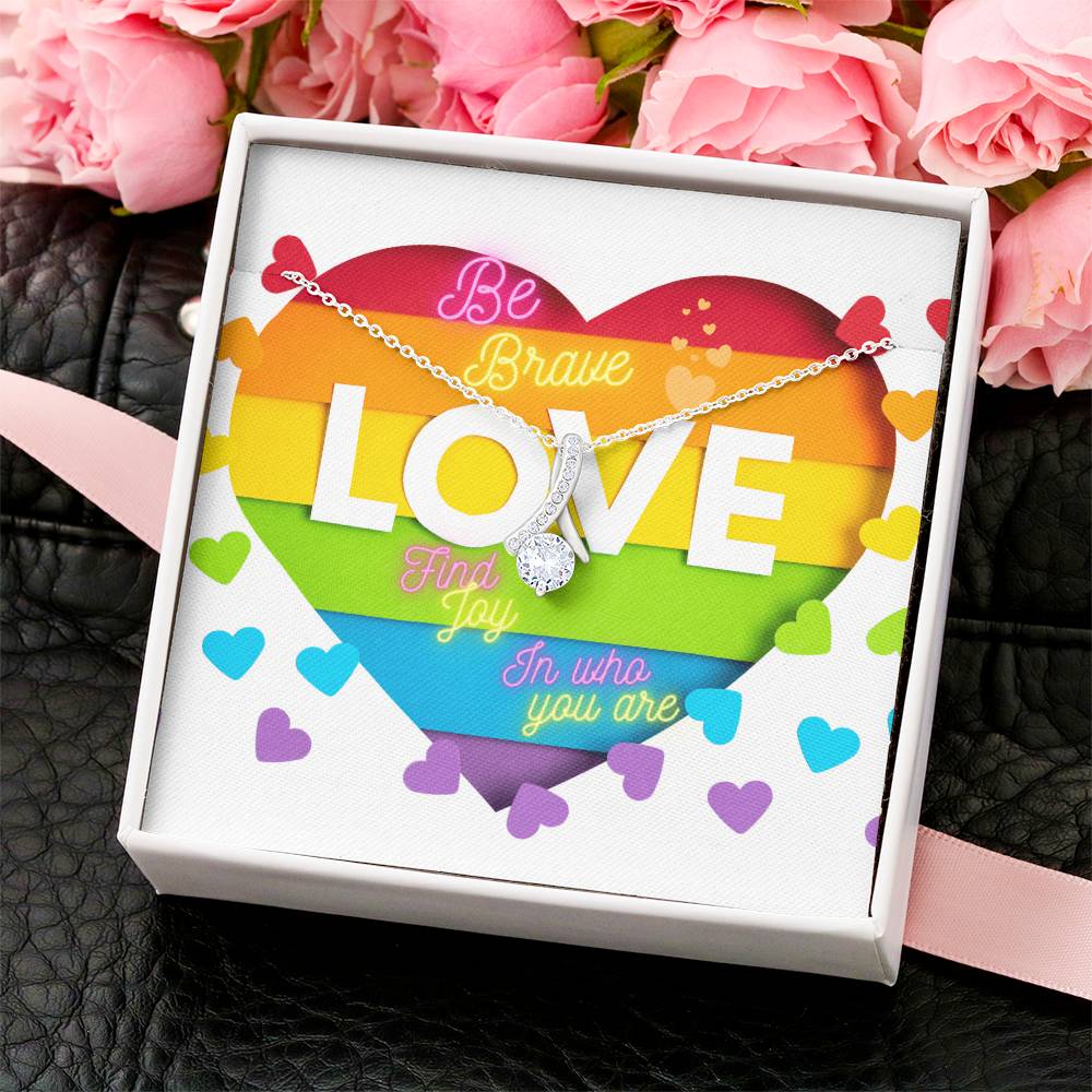 Rainbow Love Alluring Beauty Necklace