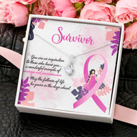 Breast Cancer Survivor Necklace 1  Alluring Beauty Necklace