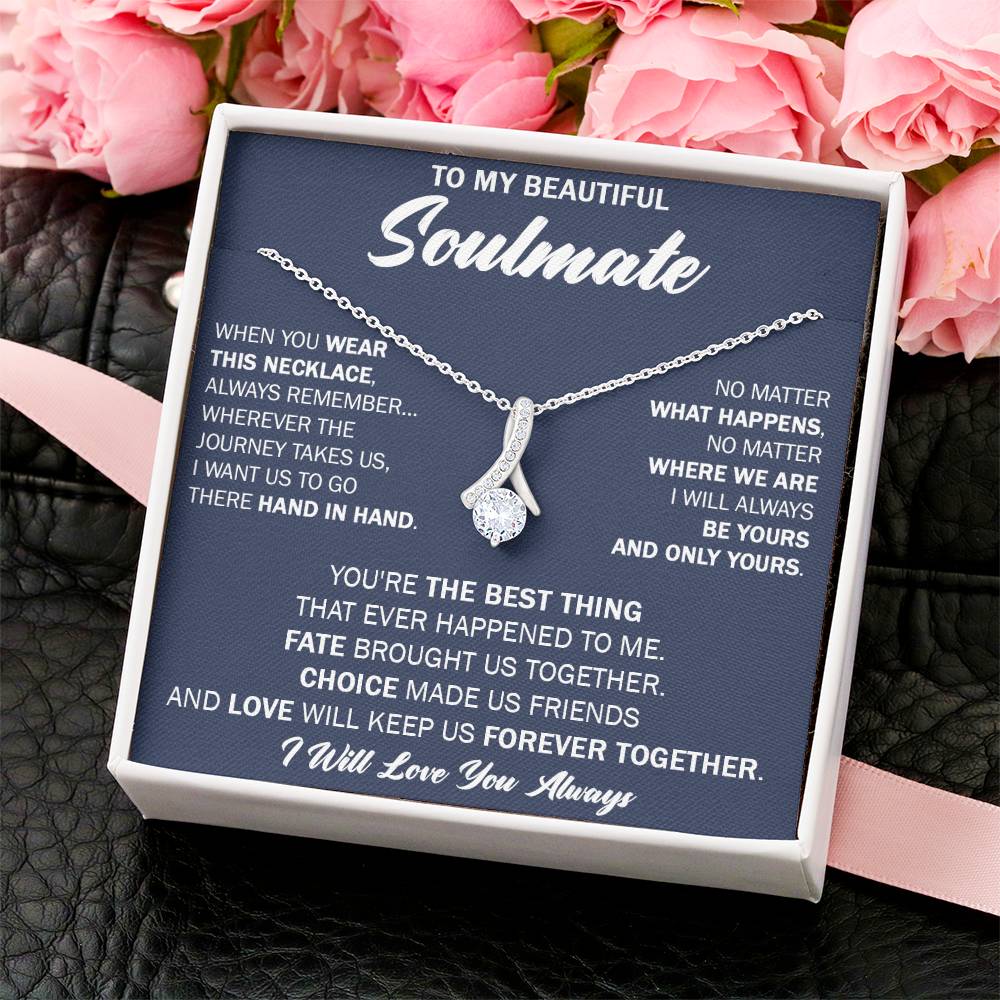Gift For Your Soulmate Christmas - Forever Together - Alluring Alluring Beauty Necklace
