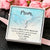 Mom You Left Me Beautiful Memories -  Alluring Beauty Necklace Alluring Beauty Necklace