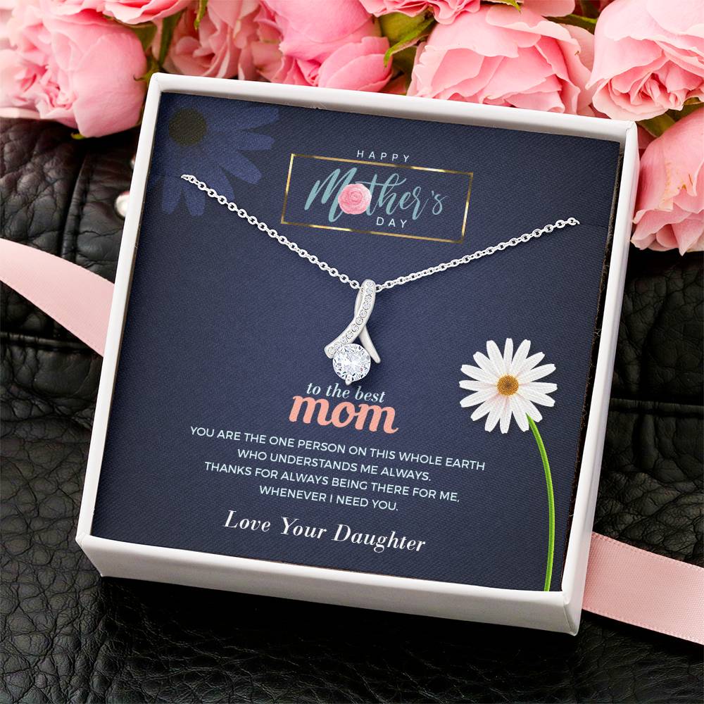 To My Amazing Mom Gift Alluring Beauty Necklace Chain For Mother Day Mommy Mama Alluring Beauty Necklace