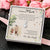 To My Bonus Mom Alluring Beauty Necklace Mother's Day Message Card Gift From Bonus Daughter - Initials Hearts Necklace To My Bonus Mom Alluring Beauty Necklace