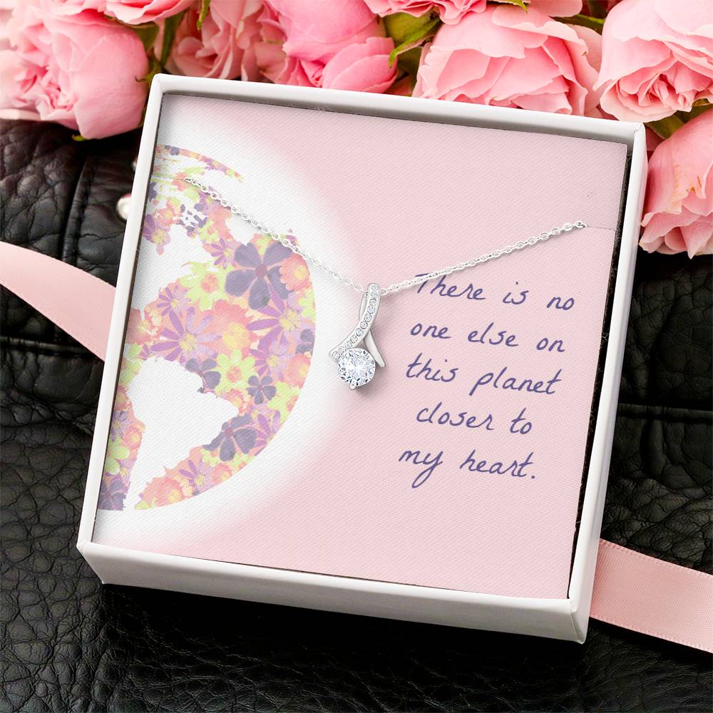 There Is No One Else On This Planet Closer To My Heart - Necklace Alluring Beauty Necklace