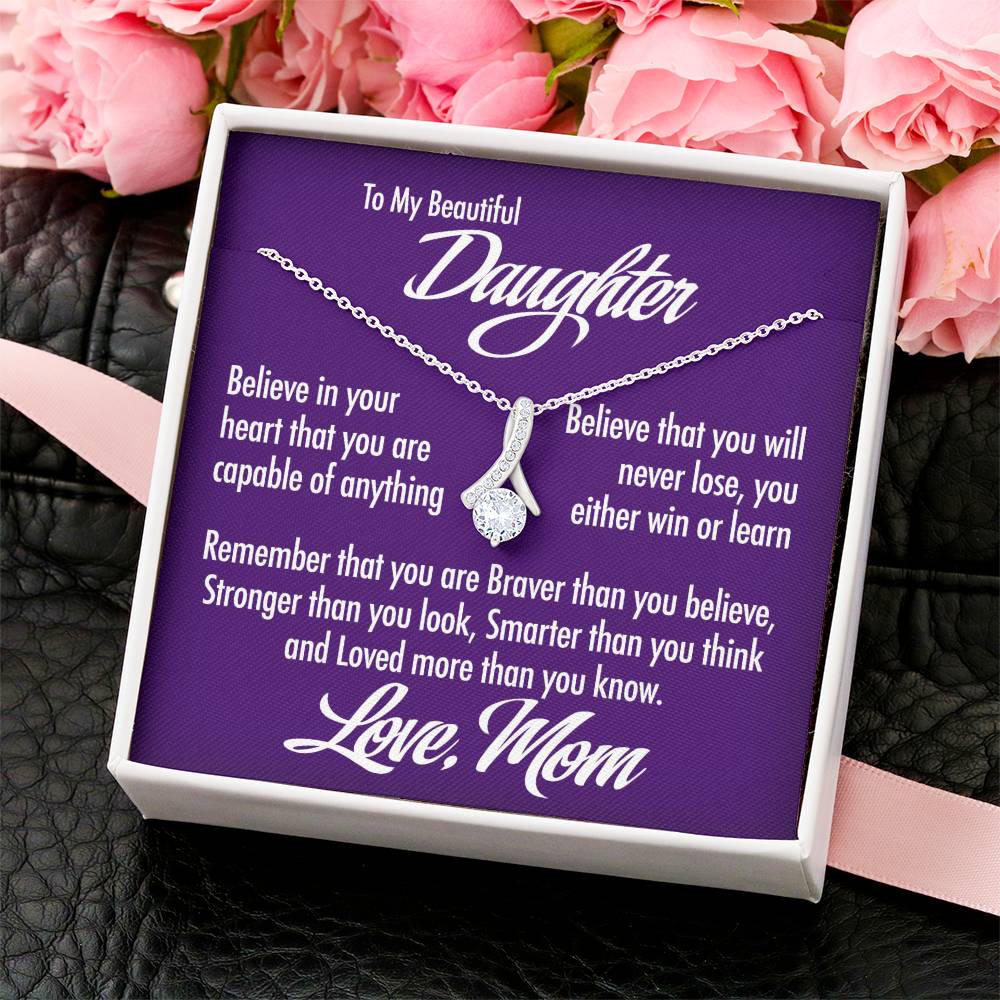 To My Beautiful Daughter 5 Alluring Beauty Necklace