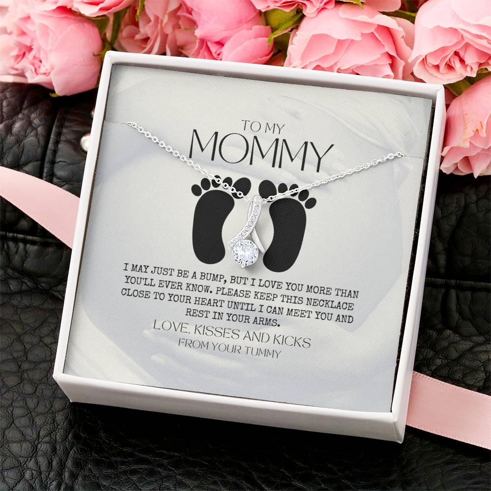 Baby Shower Gift New Mommy Necklace Pregnant Wife Gift To My Mommy Alluring Beauty Necklace