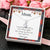 Christmas Gift To Mom - I May Call You Mom But My Heart Calls You Bestie Alluring Beauty Necklace
