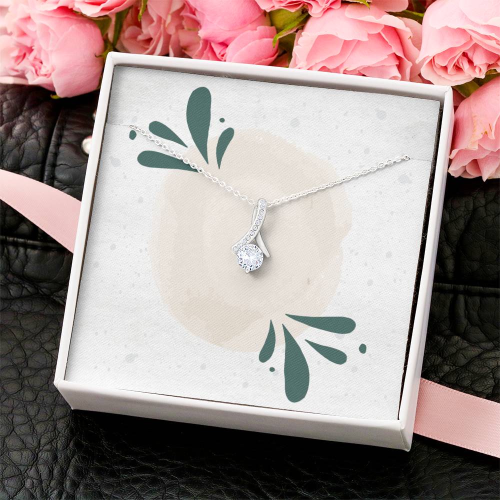 Ribbon Necklace Alluring Beauty Necklace