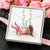 Pink Mermaid Lovers Bling Art Necklace Alluring Beauty Magical Birthday Or Christmas Gift For Her Alluring Beauty Necklace