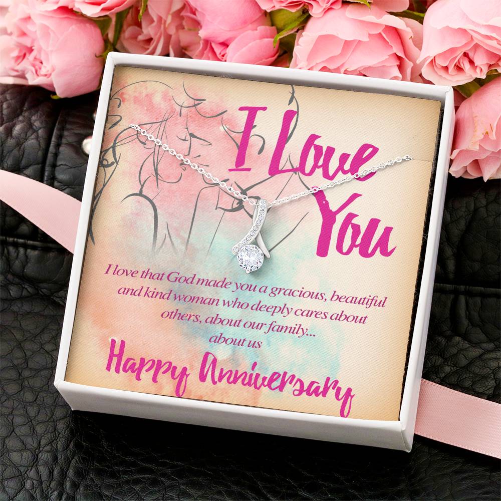 Beautiful And Kind Happy Anniversary Alluring Beauty Necklace