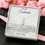 Ribbon Pendant 14K White Gold Plated Necklace - To My Soulmate Alluring Beauty Necklace