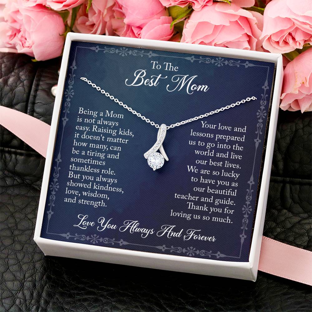To Mom From Her Kids - Alluring Beauty Necklace Alluring Beauty Necklace