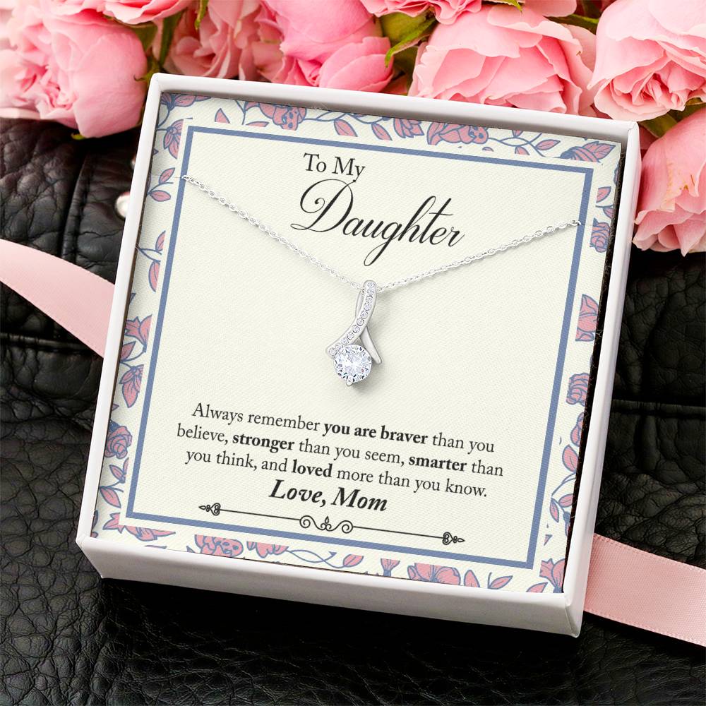 Mom To Daughter - Pendant Necklace Alluring Beauty Necklace