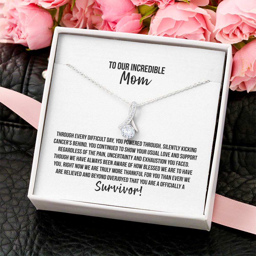 Mom Survivor Necklace From Us Alluring Beauty Necklace