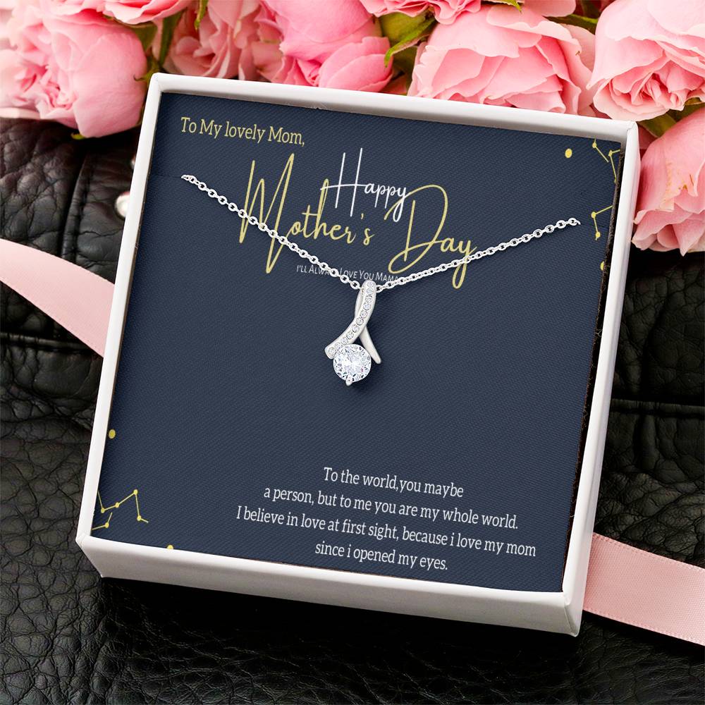 To My Best Mom Alluring Beauty Necklace