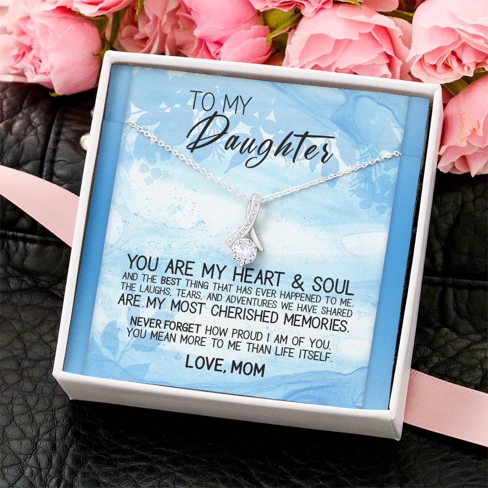 To My Daughter - Heart & Soul - Necklace Alluring Beauty Necklace