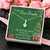 To My Bonus Daughter Christmas Gift - Bonus Daughter Alluring Beauty Necklace - Step Daughter Gift Alluring Beauty Necklace