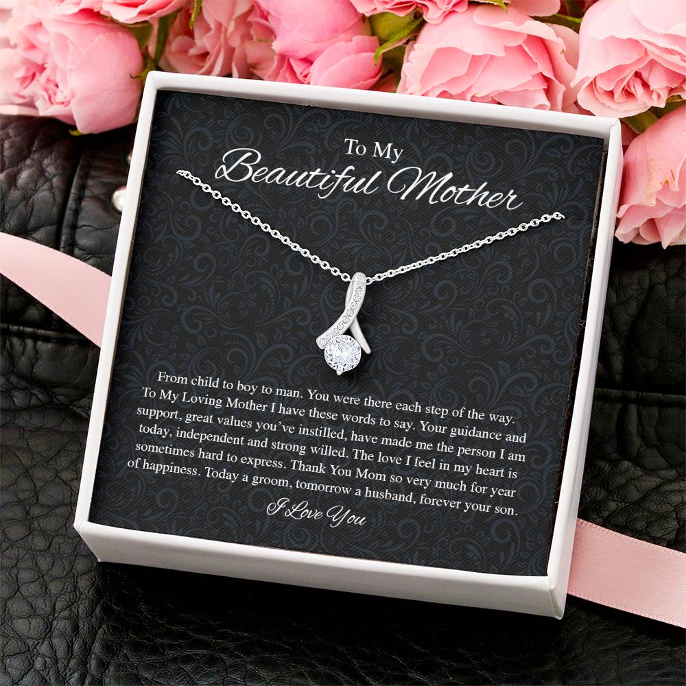 To My Beautiful Mother From Groom Alluring Beauty Alluring Beauty Necklace