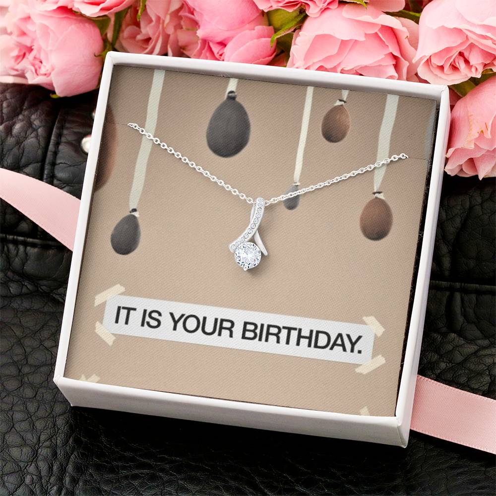 The Office It Is Your Birthday - Ribbon Necklace Alluring Beauty Necklace