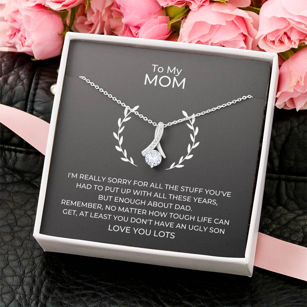To Mom Alluring Beauty - Dark Alluring Beauty Necklace