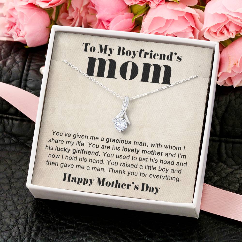 To My Boyfriend's Mom  Thank You  Alluring Necklace 1 Alluring Beauty Necklace