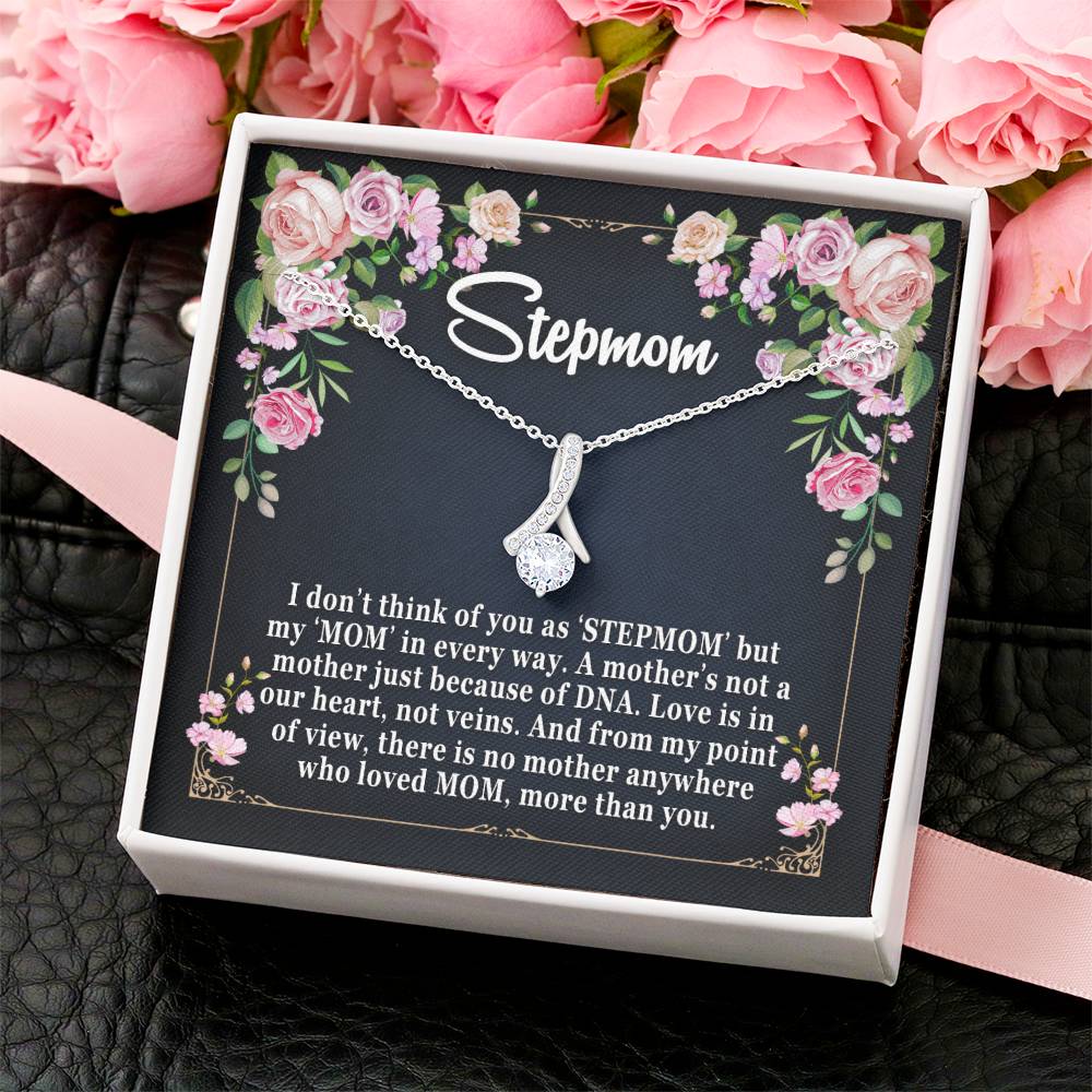 Stepmom Gift Best Bonus Mom Ever Mother's Day Gift For Stepmom Stepmom Gift For Stepmom Mother's Day Gift Best Bonus Mom Alluring Beauty Necklace