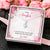 To My Daughter  From Dad 2 Alluring Beauty Necklace