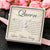 To My Beautiful Queen Alluring Beauty Necklace