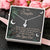 To Daughter - From Dad - You Light Up My World Necklace Alluring Beauty Necklace