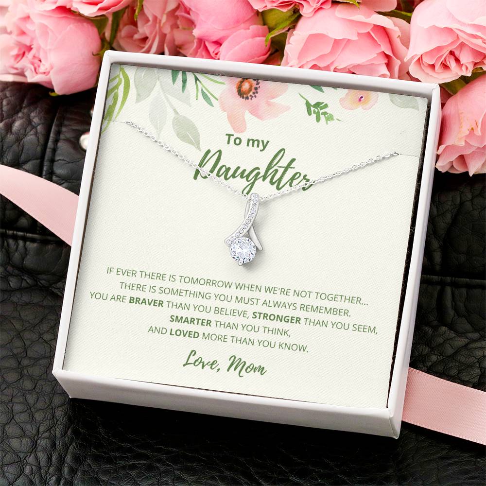 To My Daughter - Necklace Gift Alluring Beauty Necklace