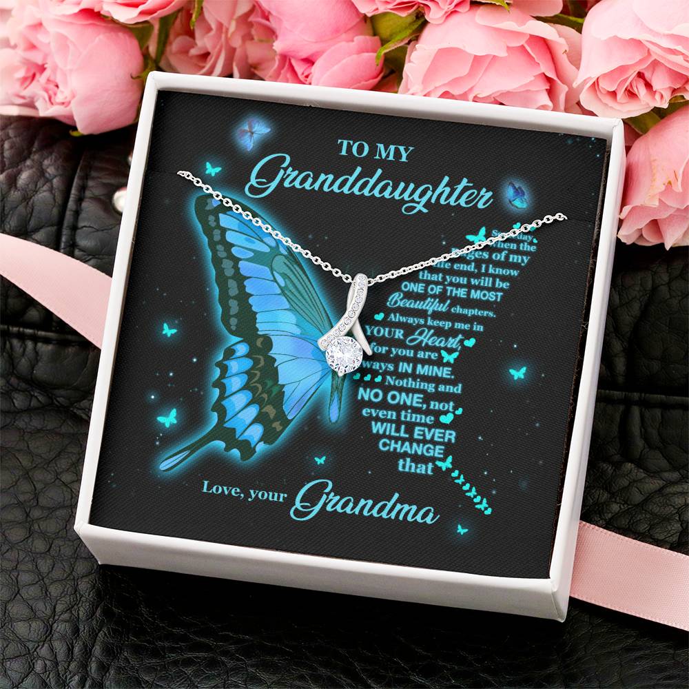 The Most Beautiful Chapters - Best Gift For Granddaughter Alluring Beauty Necklace