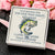 To My Beautiful Wife - I Love You More Than Fishing! - Fisherman Wife Gift Alluring Beauty Necklace