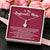 To My Boyfriend's Mom - I Owe It All To You - Necklace Br Alluring Beauty Necklace