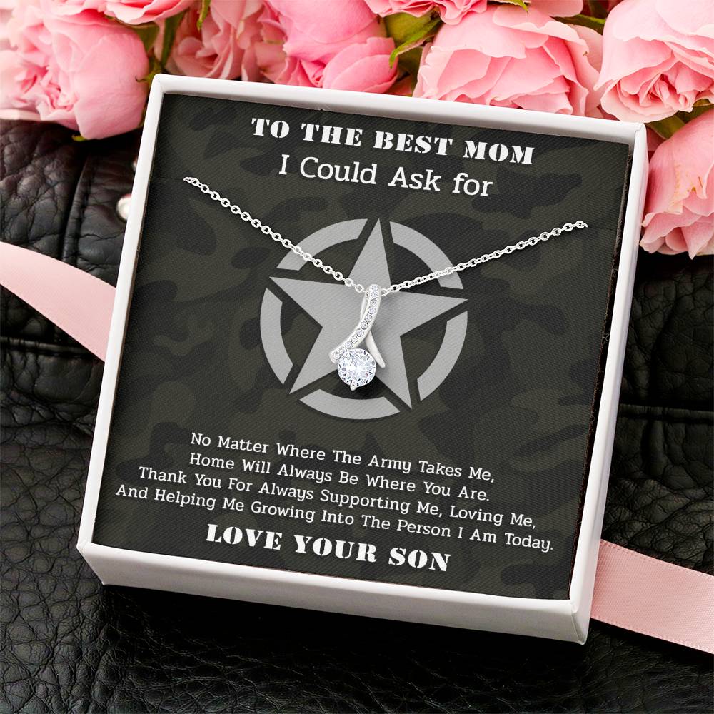 The Best Army Mom - Alluring Necklace Alluring Beauty Necklace