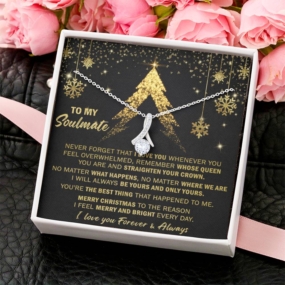 Gift For Your Soulmate Christmas - Merry And Bright - Alluring Alluring Beauty Necklace