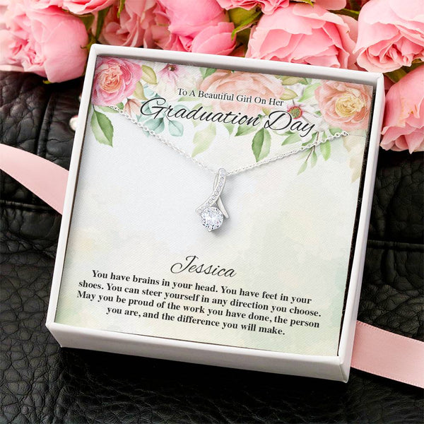 To A Beautiful Girl On Her Graduation Day Flowery Alluring Beauty Alluring Beauty Necklace
