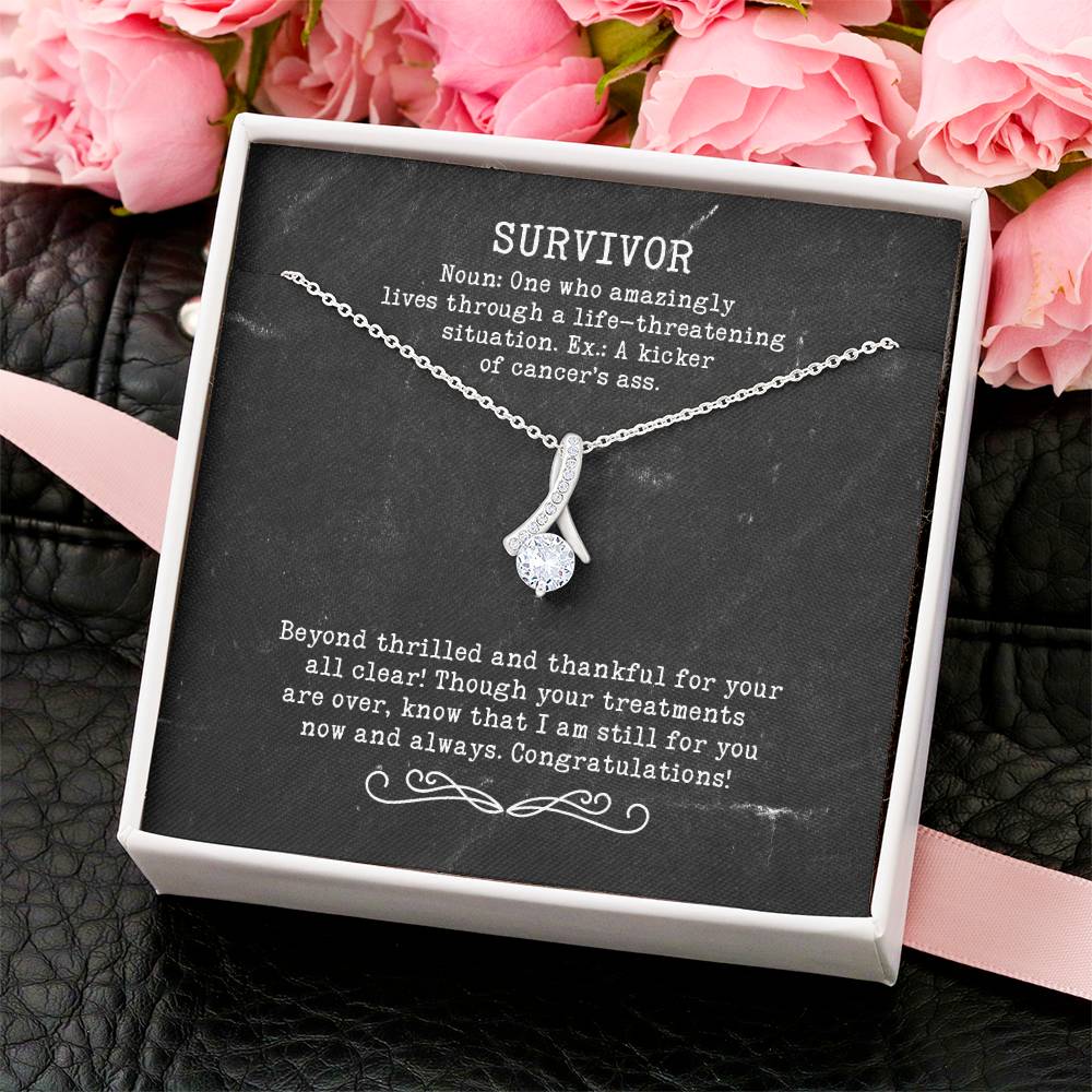 Survivor Ribbon Necklace 1 Alluring Beauty Necklace