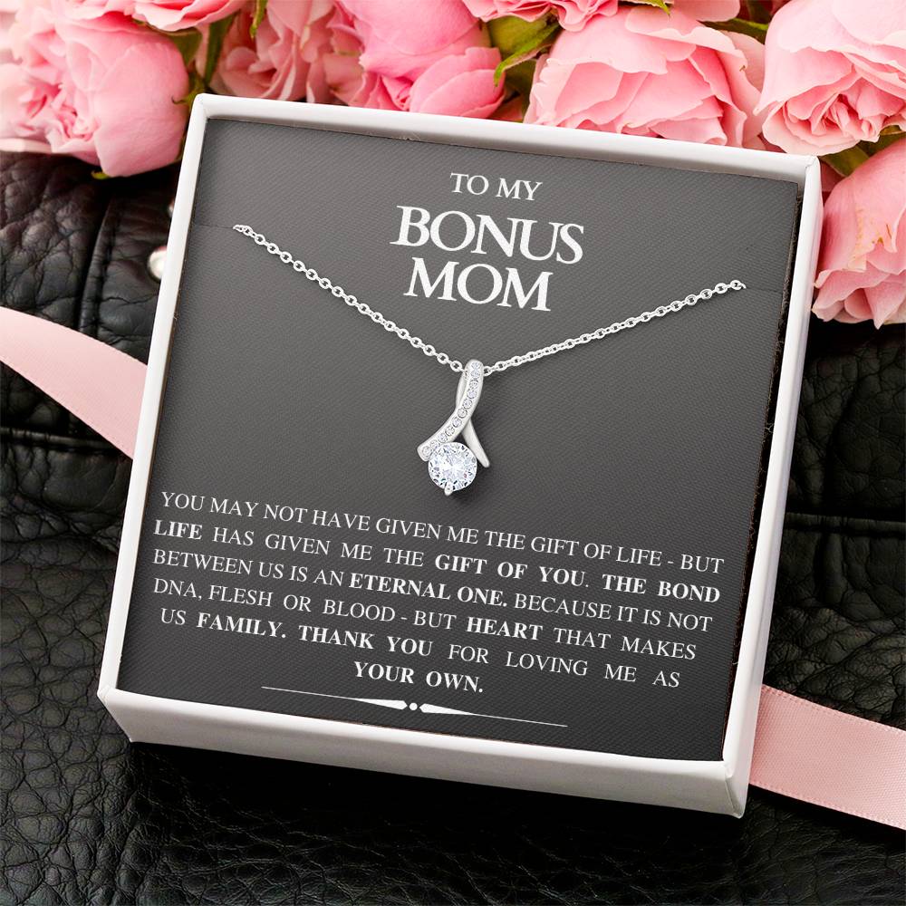 To My Bonus Mom - Alluring Beauty Necklace Alluring Beauty Necklace