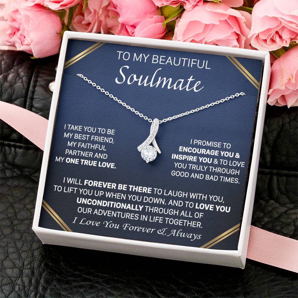 Gift For Your Soulmate - Love You Unconditionally - Alluring Alluring Beauty Necklace